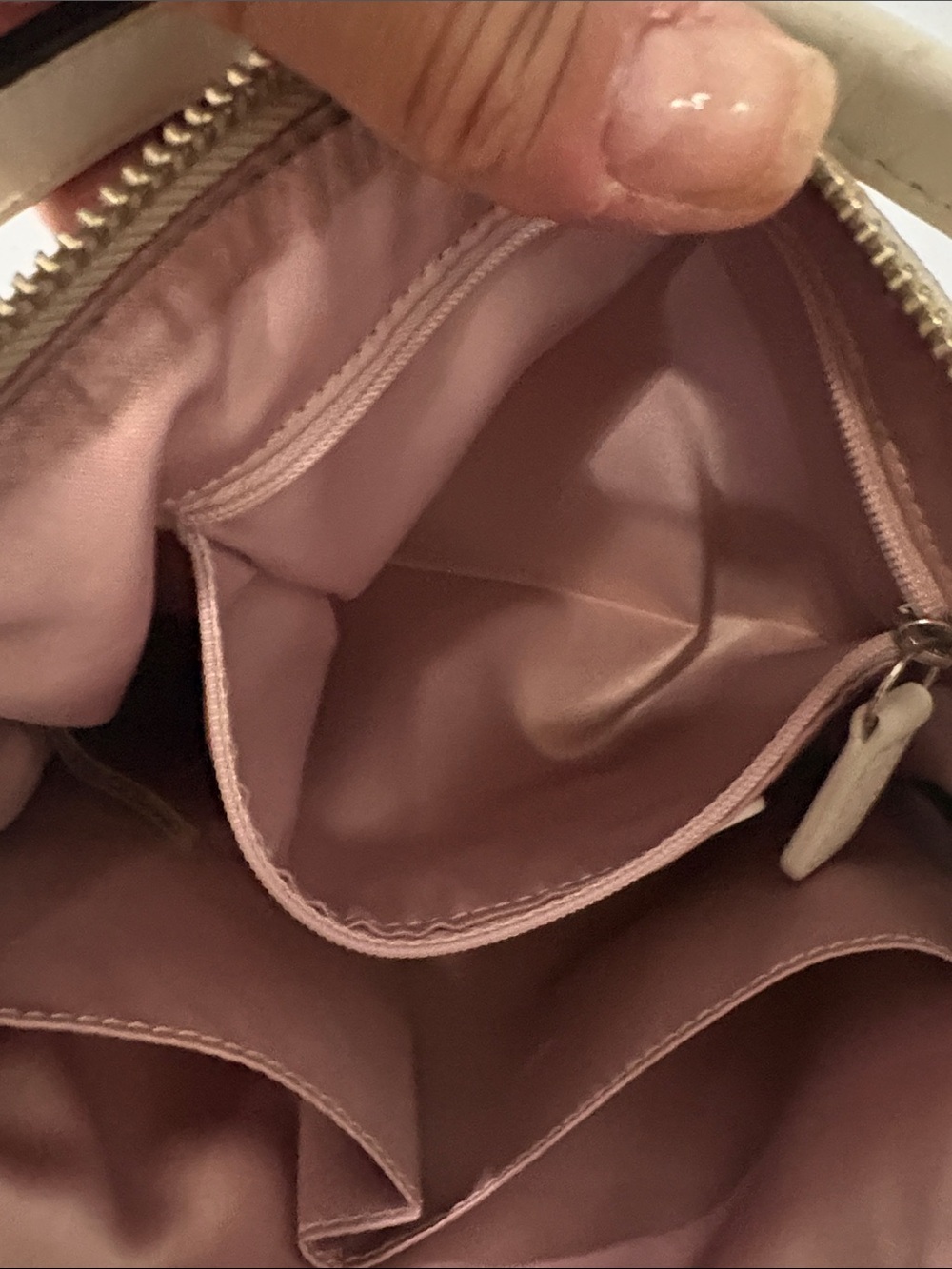 Coach Cream Signature Canvas Shoulder Bag with Removable Strap - Picture 10 of 13